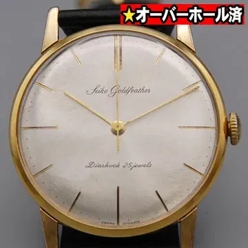 [ OH 완료 ] 세이코 골드 페더 수동 와인딩 시계 앤티크
