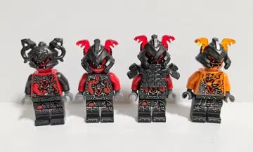 레고 닌자고 미니 피규어 버밀리언 슬랙조 정품 LEGO