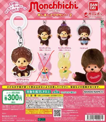 몬치치 메지루시 액세서리 2탄 세미 컴프 5종 세트