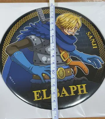 원피스 무기와라 스토어 한정판 ELBAPH 빅 캔뱃지 상디