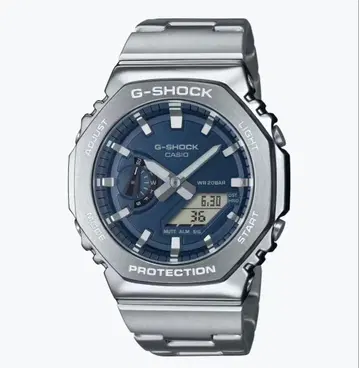 새상품 CASIO G-SHOCK 네이비 실버 GM-2110D-2BJF
