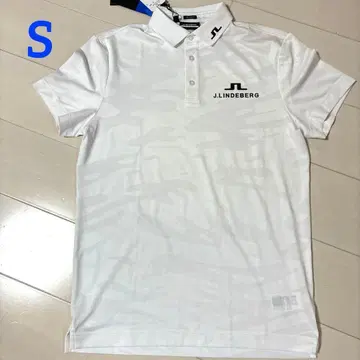 J.LINDEBERG 린드버그 골프 남성용 반팔 셔츠 화이트 S