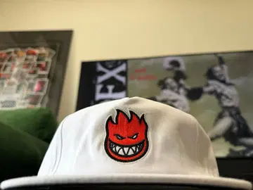 USA SPITFIRE 스피트파이어 스케이트보드 캡 화이트