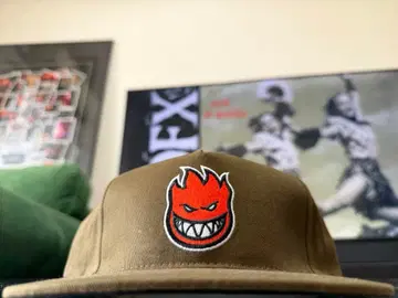 USA SPITFIRE 스피트파이어 스케이트보드 캡 브라운