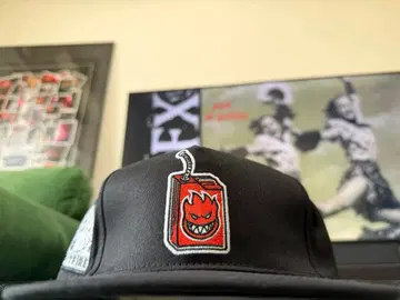 USA SPITFIRE 스피트파이어 스케이트보드 캡 블랙