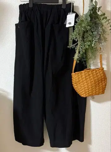 미사용 새상품 08Mab 08맵 면100 벌룬 팬츠 블랙 프리