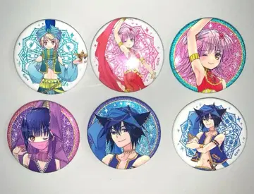 수호캐릭터 아라비안 캔뱃지 6종