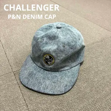 CHALLENGER 데님 캡 케미컬 음양 자수 나가세 토모야