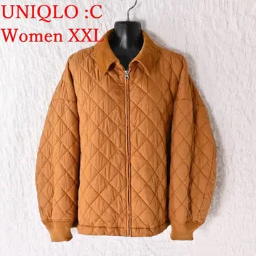 V1 Women XXL 유니클로 퍼프테크 블루종