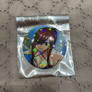 페어리 테일 홀로그램 캔뱃지 엘자