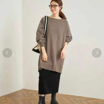 FRAMeWORK 헤비 쭈리 튜닉 원피스 맨투맨