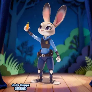 MORSTORM 주토피아 주디 경찰관 가동 피규어