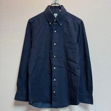 새상품급 이탈리아제 finamore 코튼 데님 셔츠 레귤러 카라