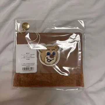 FEILER LOVERARY 올드 테디 베이지 와펜 파우치