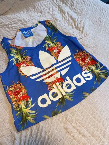 adidas 플로럴 탱크탑 S