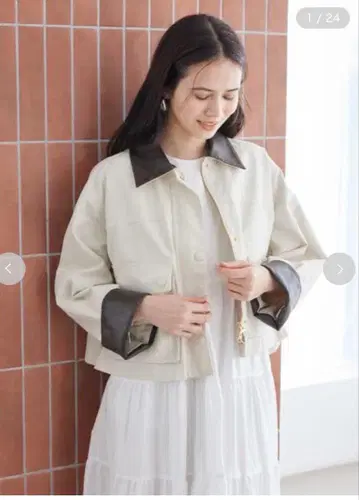 숏 텐트 실루엣 헌팅 자켓