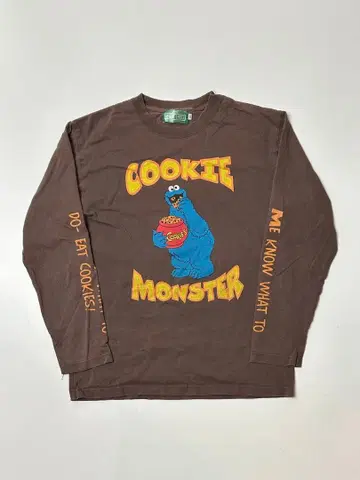 SESAME STREET 쿠키 몬스터 긴팔 티셔츠 M 사이즈