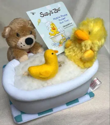 택 포함 미사용 새상품 스푸키즈 봉제 인형 핸드폰 스탠드 스마트폰