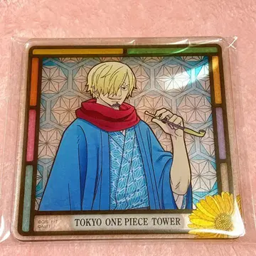원피스 ONEPIECE 상디 아크릴 코스터 도쿄 타워