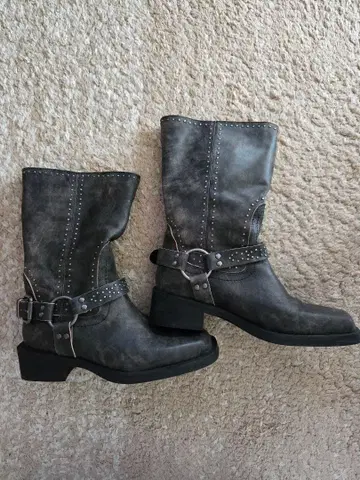 ZARA 여성용 바이커 보헤미안 라이딩 부츠