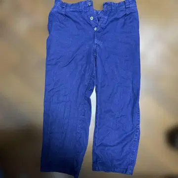 유로 워크 팬츠 코튼 트윌지 빈티지 구제 의류 L XL
