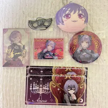 아모리스 오만주 캔뱃지 아크릴 블록 카드