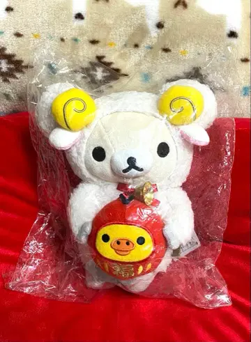 새상품 미개봉 코리락쿠마 경자 양 봉제 인형 2015 키이로이토리