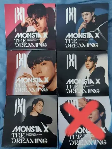 몬스타엑스 더 드리밍 5장 세트(IM 없음)