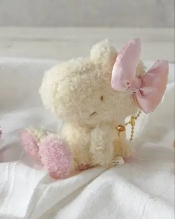 해리엇 스누피 우드스탁 마스코트 봉제 인형 리본 핑크