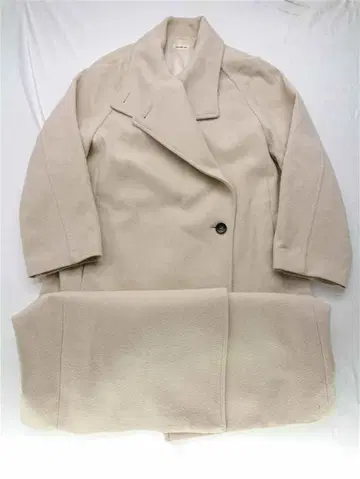 ROUGE VIF 베이지 계열 울 코트 여성용