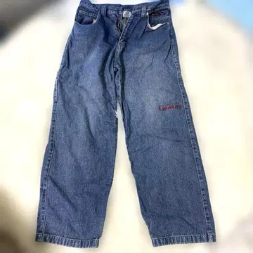 90s PIKO 피코 배기 팬츠 와이드 데님 청바지 자수 로고 초와이드