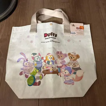 홍콩 디즈니랜드 한정판 더피앤프렌즈 쇼핑백