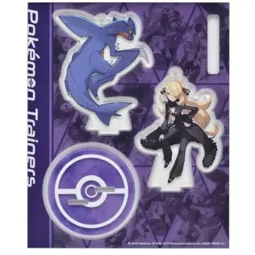 포켓몬 시로나 가브리아스 트레이너 아크릴 스탠드 키링