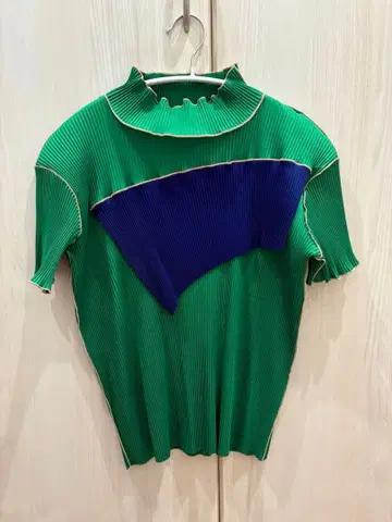 todo kotohayokozawa/반팔 티셔츠/폴리에스테르/그린/