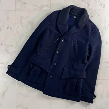 Simplicite 울 롱 코트 네이비 사이즈 38*WC60