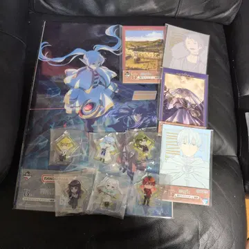 장송의 프리렌 제일복권 B상 메탈릭 비주얼 시트 이어지는 엽서