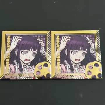 단간론파 15주년 기념전 스퀘어 캔뱃지 희로애락 컬렉션 츠미키 미캉