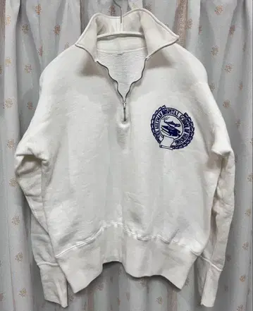 빈티지 맨투맨 하프 지퍼 플로키 50s 사이즈 대 [ 컨디션 최상 ]