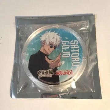 주술회전 라운드원 회옥옥절 아크릴 코스터 고죠 사토루 ROUND1