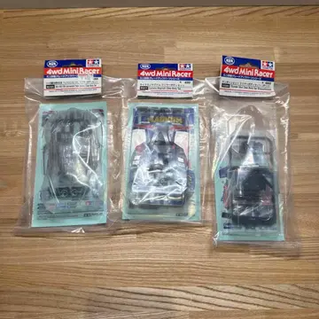 TAMIYA 미니 사륜구동 폴리카 바디 3종 세트 페스타/사이클론/썬더