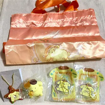 산리오 폼폼푸딩 가챠 식품 완구 세트