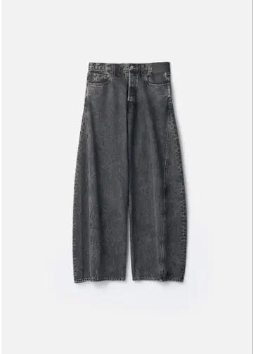 ssstein DEFORMATION WIDE DENIM JEANS