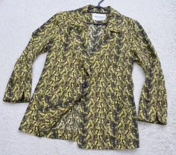 일본제 jun ashida 준 아시다 올 패턴 자켓 면 셔츠 원단