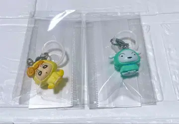 짱구는 못말려 봉제 인형 액세서리 파스텔 컬러 해바라기 시로 2개