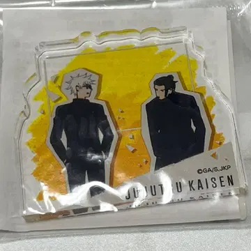 주술회전 회옥옥절 고죠 사토루 게토 스구루 미니 아크릴 블록