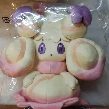 미사용 새상품 마휘핑 (루비믹스) 리본사탕 장식 봉제 인형 S사이즈