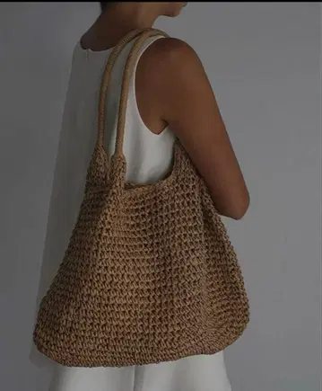 택 포함 새상품 room306 라탄 백 바스켓 백