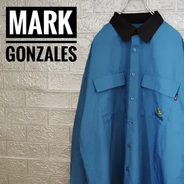 마크곤잘레스 MarkGonzales 구제 의류 디자인 셔츠 L 폴리 셔츠