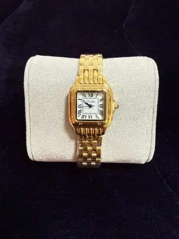 Lcottie 골드 아날로그 여성용 손목시계