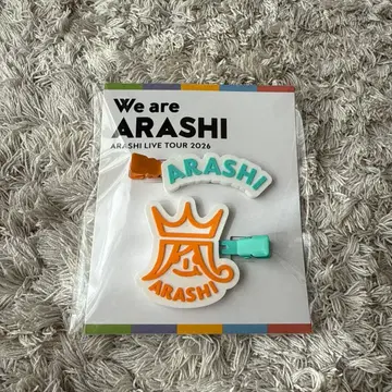 아라시 헤어 클립 We are ARASHI